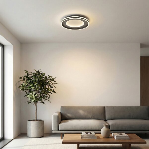 Brilagi - Димируемо LED осветително тяло TRIVARO LED/56W/230V 3000-6000K Ø 30 cm + с дистанционно управление