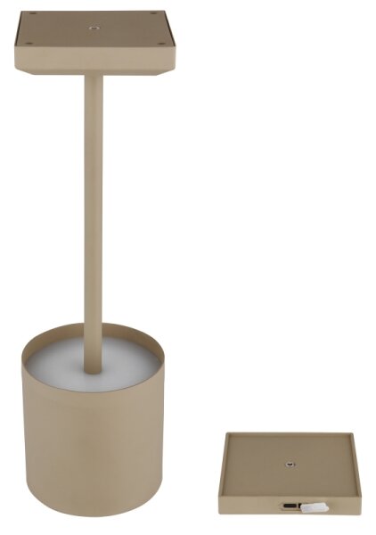 Globo 58487S - LED димируема сензорна презареждаема настолна лампа DIXON 1,5W/5V 2200 mAh бежова