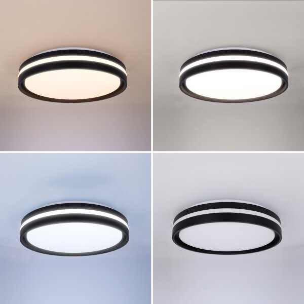 Brilagi - димируемо LED осветително тяло NAOMI LED/48W/230V 3000-6500K диам. 39 cm черно+ДУ