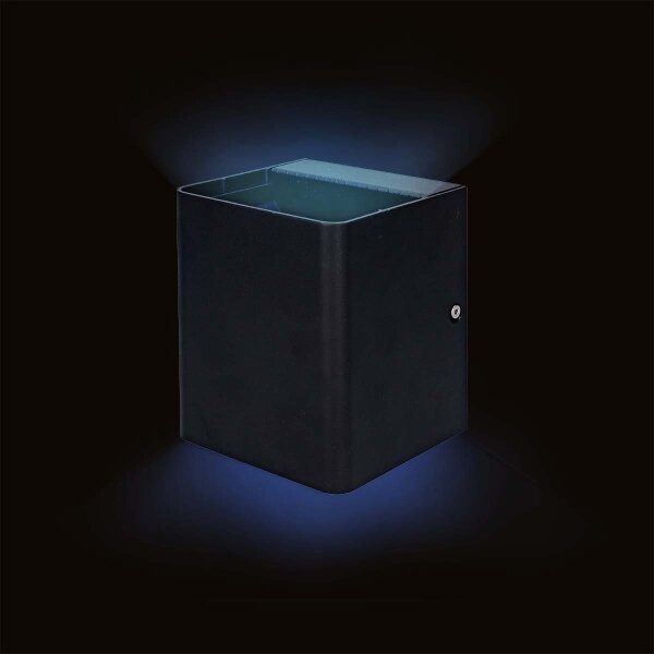 Nedis ZBLOW10RGBW - LED RGBW димируемо външно осветително тяло LED/12W/230V IP65 Wi-Fi Tuya черно