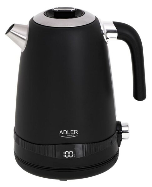 Чайник Adler AD 1295b Черен Неръждаема стомана 2200 W 1,7 L