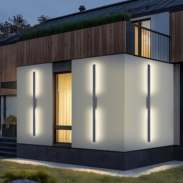 Brilagi - LED външна стенна лампа LUNA LED/30W/230V 3000K IP65 150 cm антрацит CRI 90