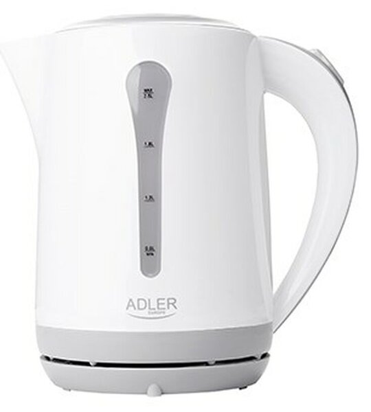 Чайник Adler AD 1244 Бял Пластмаса 2200 W 2,5 L