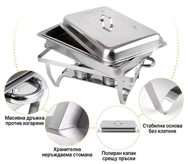 Buffetpro™ поднос с две отделения