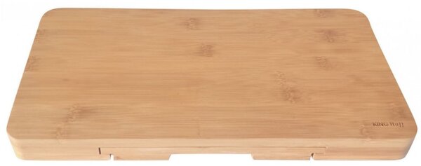 Дъска за сирена комплект Kinghoff KH 1567, 40 см, 5 части, Чекмедже, Бамбук