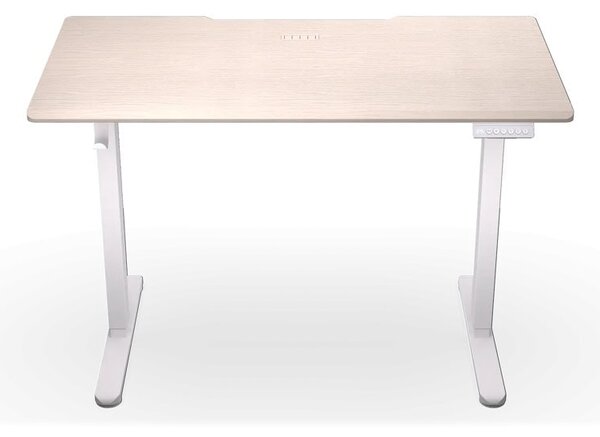 Гейминг бюро Endorfy Atlas S Electric Light Wood, МДФ, 114 x 60 cm, електрическо управление на височина, бяло