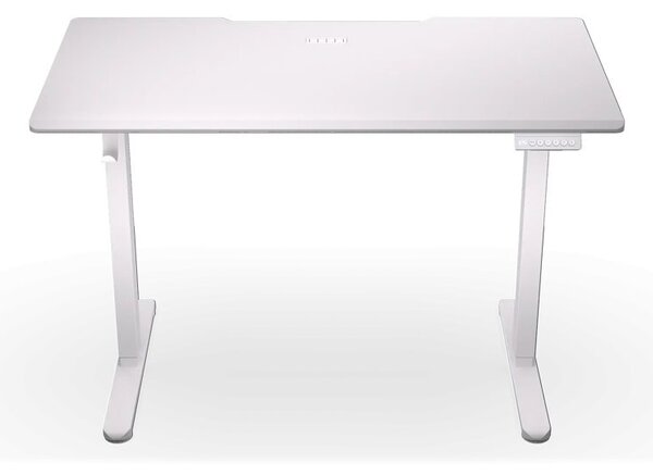 Гейминг бюро Endorfy Atlas S Electric Onyx White, МДФ, 114 x 60 cm, електрическо управление на височина, бяло
