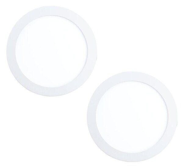 Eglo 32387 - комплект 2x вградени LED осветителни тела FUEVA LED/15,5W/230V