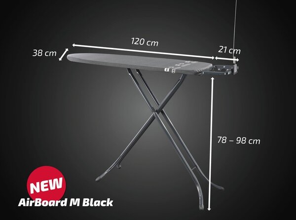 Дъска за гладене 120x38 cm Air Board M – LEIFHEIT