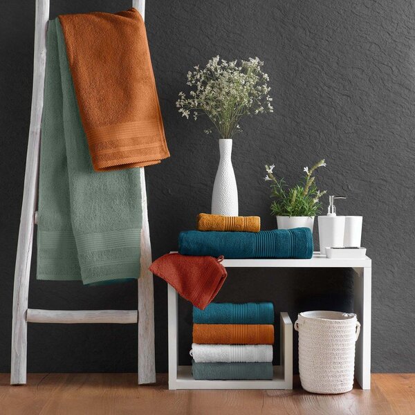 Памучна кърпа от тери в тухлен цвят 50x90 cm Tendresse – douceur d'intérieur