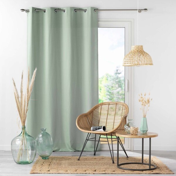 Светлозелено dimout перде от микрофибър 140x280 cm Absolu – douceur d'intérieur