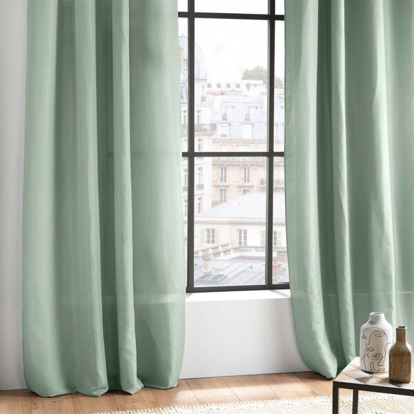 Светлозелено dimout перде от микрофибър 140x280 cm Absolu – douceur d'intérieur