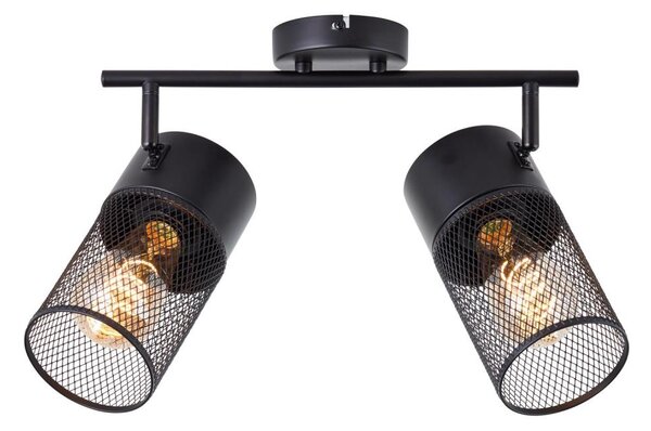Brilliant - Точково осветително тяло KAMOLO 2xE27/40W/230V черно