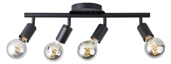 Brilliant - Точково осветително тяло 4xE27/28W/230V черно
