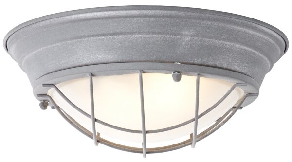 Brilliant - Таванно осветително тяло TYPHOON 2xE27/30W/230V Ø 34 см сиво
