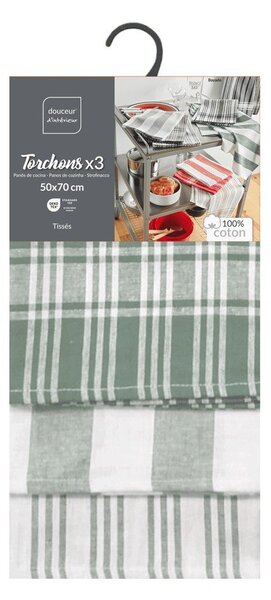 Памучни кърпи за съдове в комплект 3 бр. 50x70 cm Bayado – douceur d'intérieur