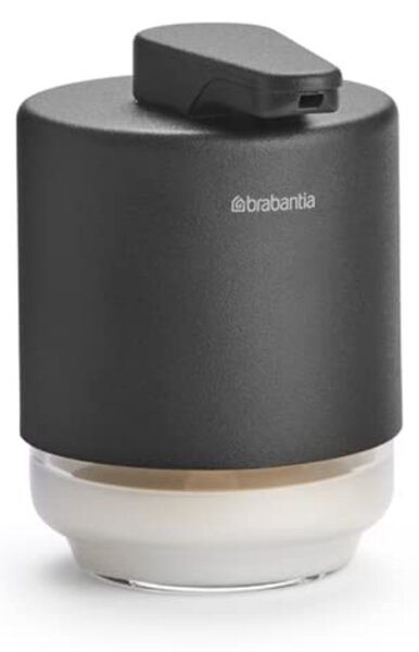 Дозатор за течен сапун Brabantia MindSet 1005672, 200 мл, Широк отвор, Тъмносив