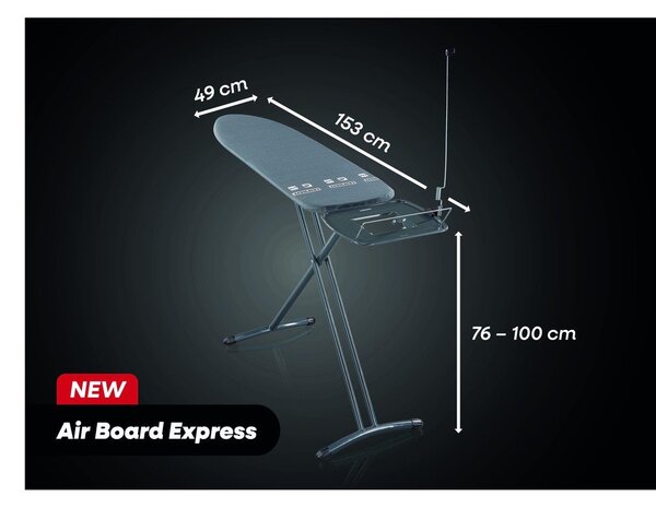 Дъска за гладене 120x38 cm Air Board Express M – LEIFHEIT