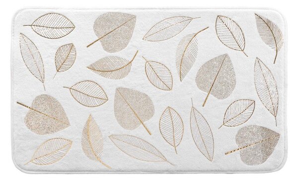 Бял текстилен килим за баня 45x75 cm Joya – douceur d'intérieur