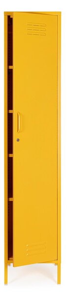 Жълто метално заключващ се шкафче 38x185x46 cm Cambridge – Yes Everyday