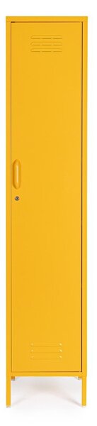 Жълто метално заключващ се шкафче 38x185x46 cm Cambridge – Yes Everyday