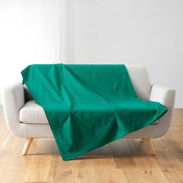 Тюркоазено покривало за легло 180x220 cm Lucile – douceur d'intérieur