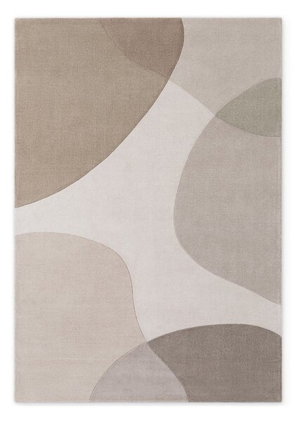 Бежов ръчно изработен вълнен килим 120x170 cm Hackney Clarissa – Ted Baker