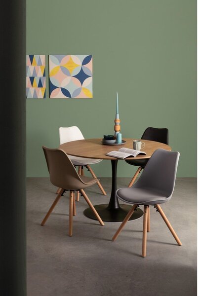 Метална кръгла трапезна маса ø 120 cm Bloom – Yes Everyday