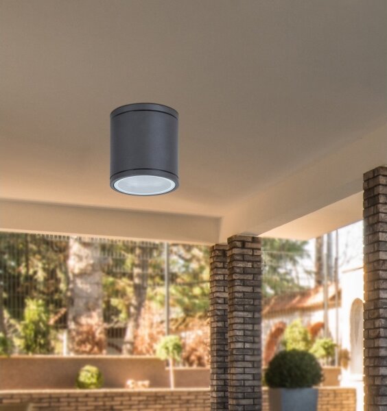 Rabalux 8150 - Екстериорна Лампа за таван AKRON 1xGU10/35W/230V IP54