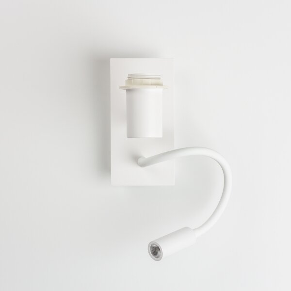 Brilagi -LED гъвкава стенна лампа NUBILA 1xE27/25W/230V + LED/3W бяла/жълта