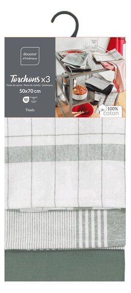 Памучни кърпи за съдове в комплект 3 бр. 50x70 cm Vibrato – douceur d'intérieur