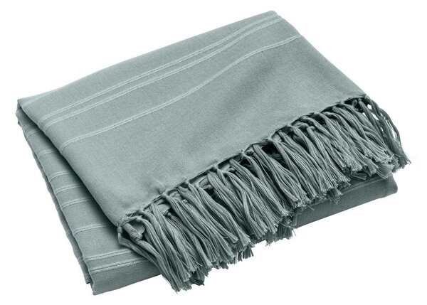 Зелено памучно покривало за легло 125x150 cm Lilia – douceur d'intérieur