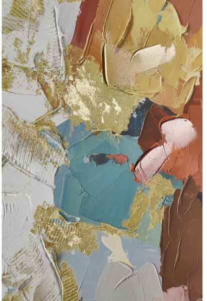 Печатна/с ръчно рисувани елементи върху платно картина 80x80 cm Crown – Bizzotto