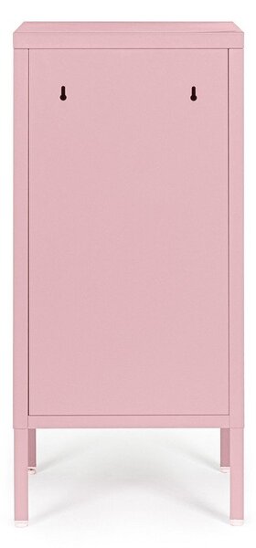 Светлорозово метално заключващ се шкафче 35x76x40 cm Cambridge – Yes Everyday