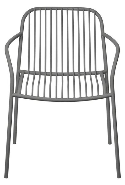 Сив градински стол метален Yua Wire – Blomus