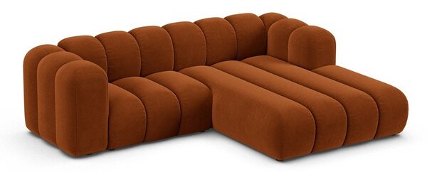 Оранжев ъглов диван (десен ъгъл) Lupine – Micadoni Home