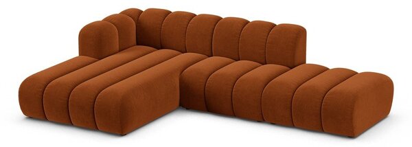 Оранжев ъглов диван (ляв ъгъл) Lupine – Micadoni Home