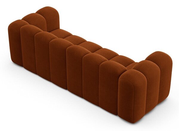 Оранжев диван 228 cm Lupine – Micadoni Home