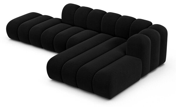 Антрацитен ъглов диван (десен ъгъл) Lupine – Micadoni Home