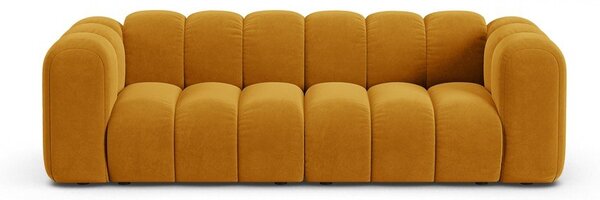 Жълт диван 228 cm Lupine – Micadoni Home