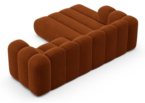 Оранжев ъглов диван (ляв ъгъл) Lupine – Micadoni Home