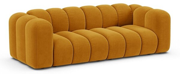 Жълт диван 228 cm Lupine – Micadoni Home