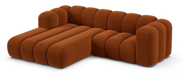 Оранжев ъглов диван (ляв ъгъл) Lupine – Micadoni Home