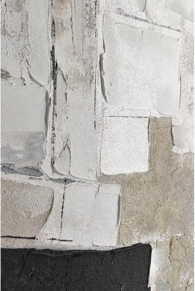 Печатна/с ръчно рисувани елементи върху платно картина 80x80 cm Crown – Bizzotto
