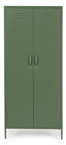 Тъмнозелено метално заключващ се шкафче 80x185x50 cm Cambridge – Yes Everyday