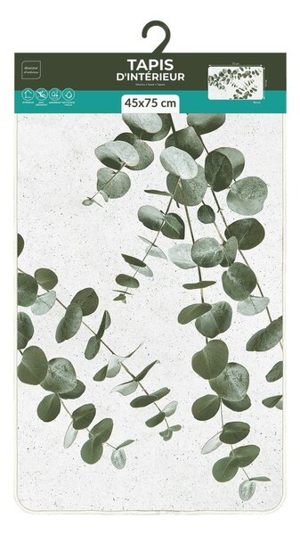 Бял/зелен килим 45x75 cm Stevia – douceur d'intérieur