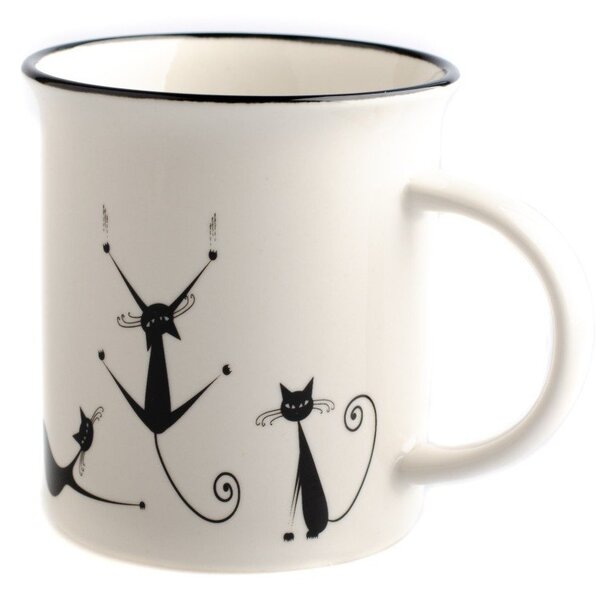 Порцеланова чаша Cats Nero, 310 ml - Dakls