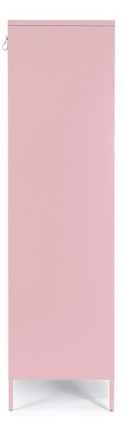 Светлорозово метално заключващ се шкафче 80x185x50 cm Cambridge – Yes Everyday