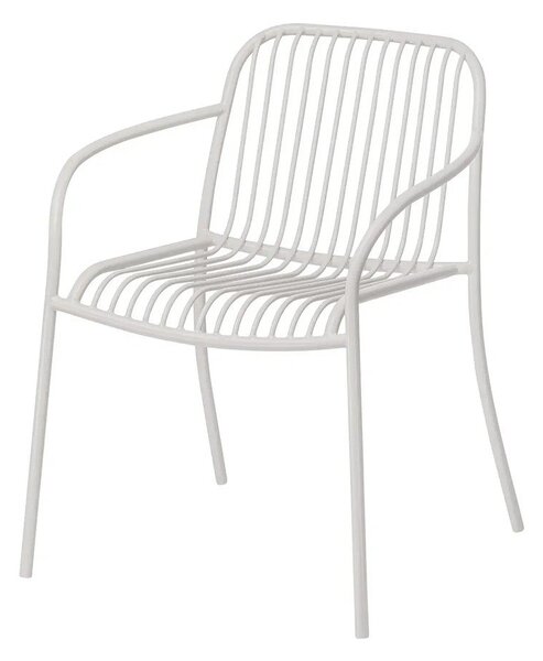 Светлосив градински стол метален Yua Wire – Blomus