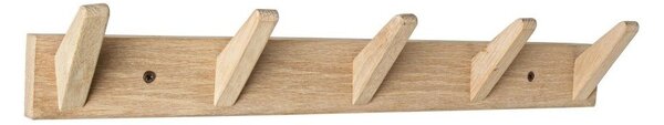 Стенна закачалка от масивен дъб в светло естествен цвят 57 cm Daiki – Yes Everyday